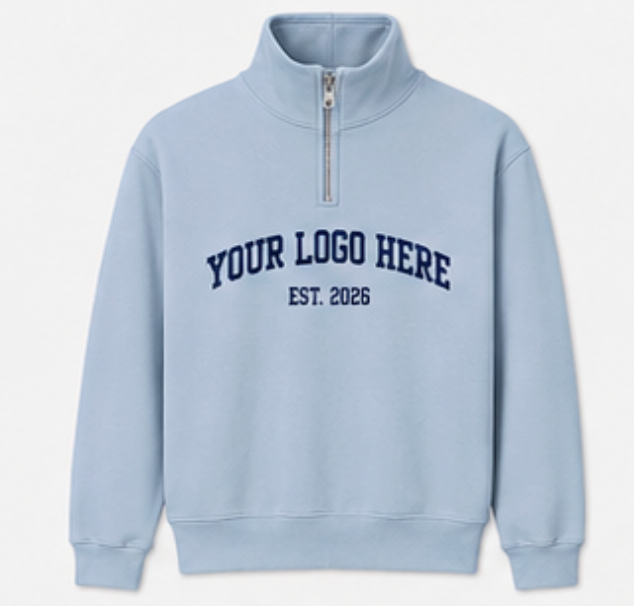 Fleece Quarter Zip Sweatshirt