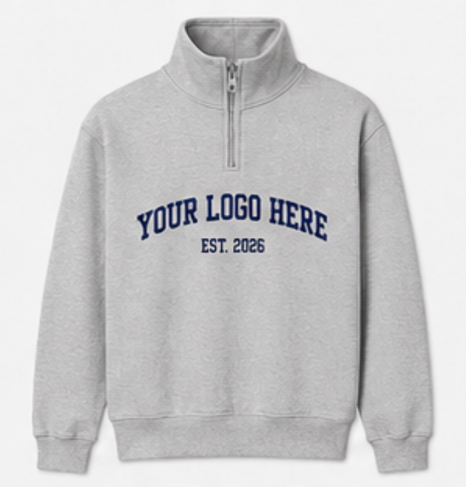 Fleece Quarter Zip Sweatshirt