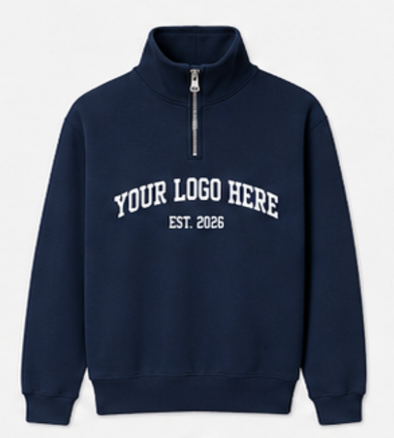 Fleece Quarter Zip Sweatshirt