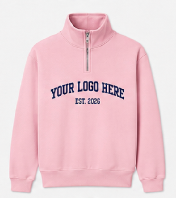 Fleece Quarter Zip Sweatshirt