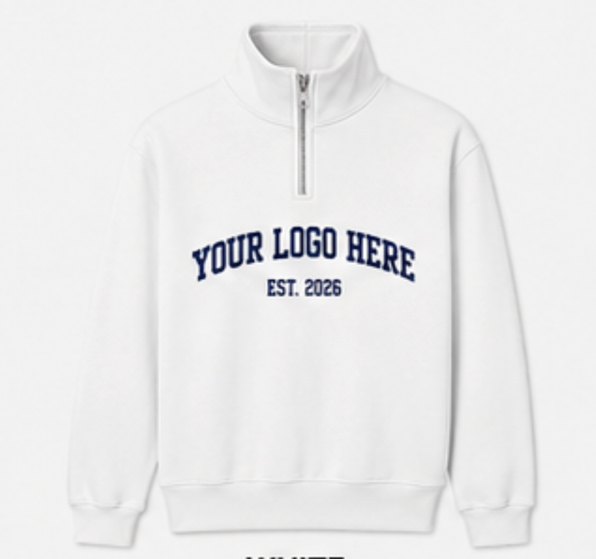 Fleece Quarter Zip Sweatshirt