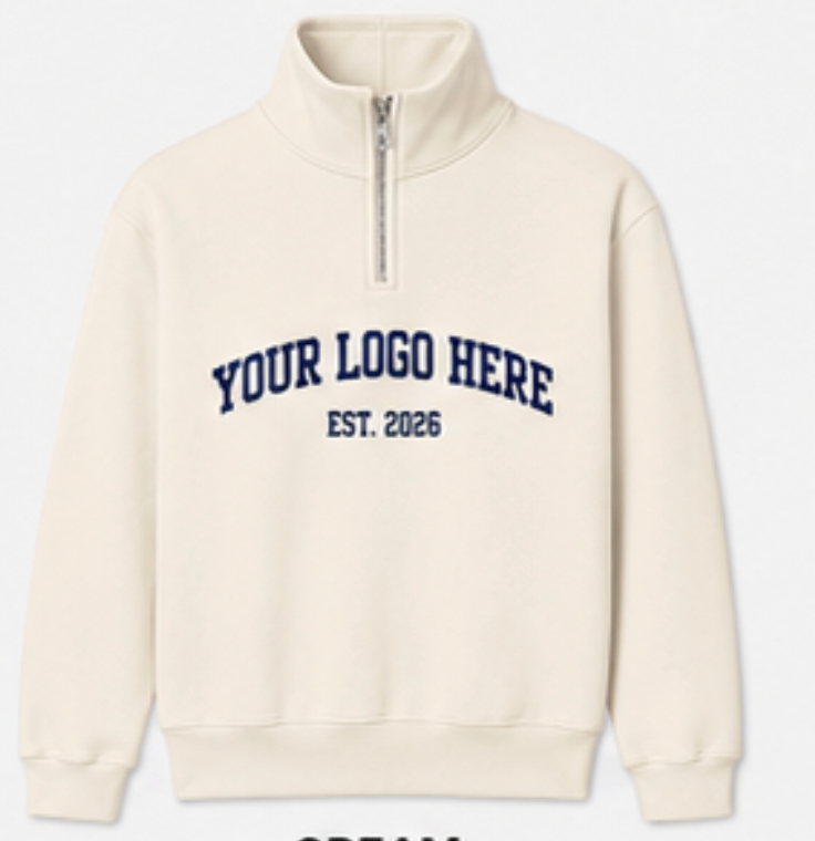Fleece Quarter Zip Sweatshirt