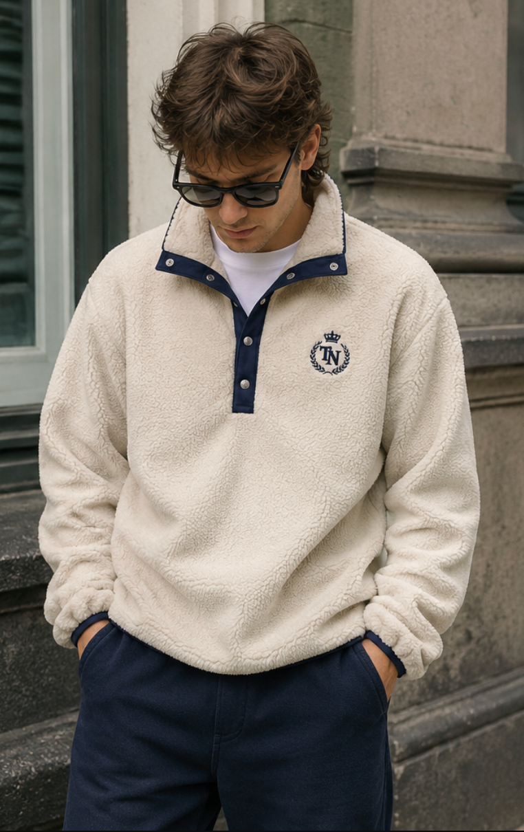 Jumbo Sherpa Quarter Snap